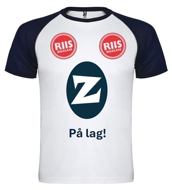 Sublimert trøye designet av klubb. 